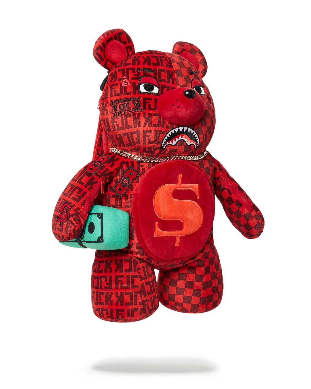 VENI VIDI VICI MONEYBEAR TEDDYBEAR BACKPACK | Sprayground Exclusive
