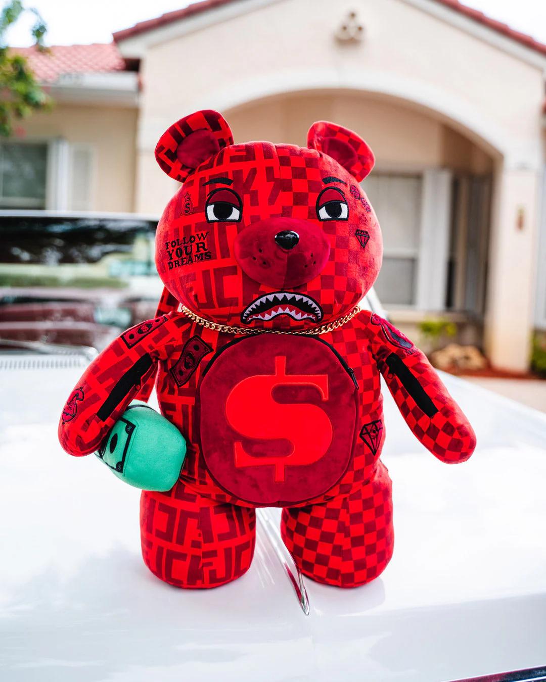 VENI VIDI VICI MONEYBEAR TEDDYBEAR BACKPACK | Sprayground Exclusive