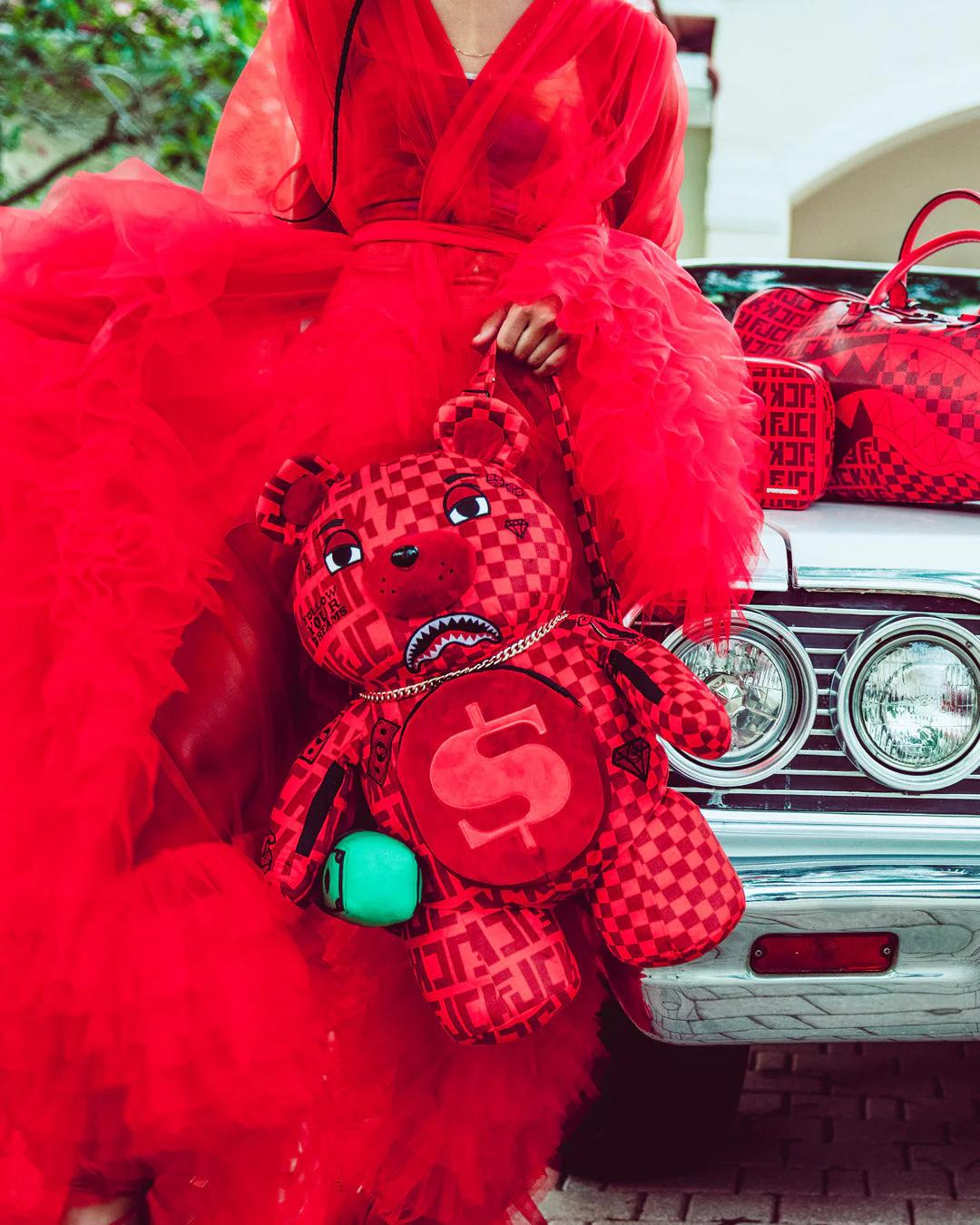 VENI VIDI VICI MONEYBEAR TEDDYBEAR BACKPACK | Sprayground Exclusive