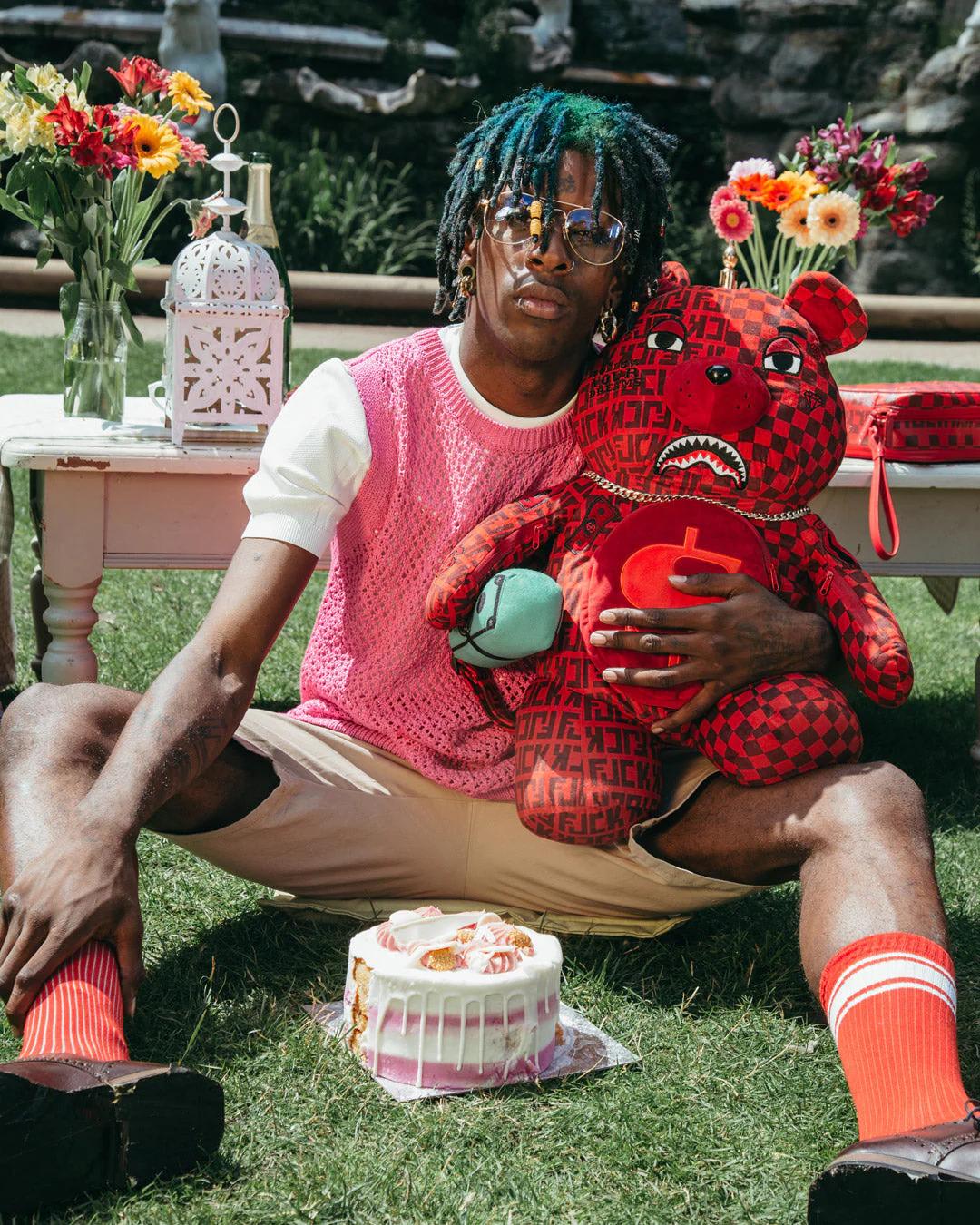 VENI VIDI VICI MONEYBEAR TEDDYBEAR BACKPACK | Sprayground Exclusive