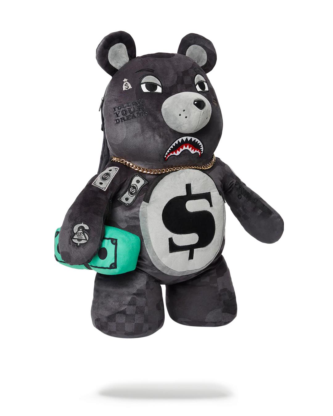 3AM NEVER SLEEP MONEYBEAR TEDDYBEAR BACKPACK | Sprayground Signature