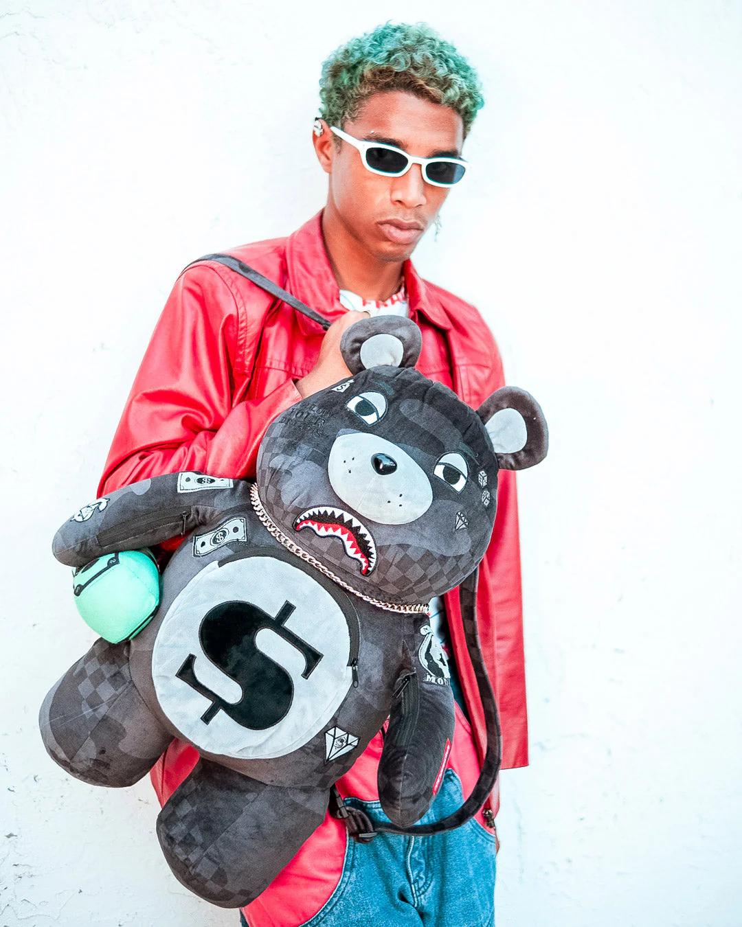 3AM NEVER SLEEP MONEYBEAR TEDDYBEAR BACKPACK | Sprayground Signature