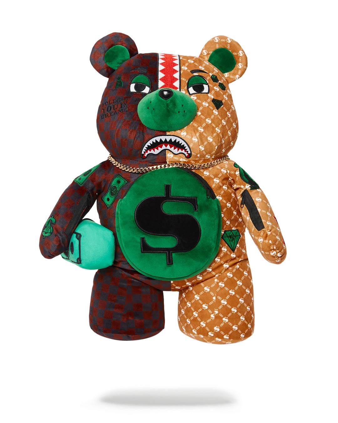 MONEY BEAR TEDDYBEAR BACKPACK PARIS VS FLORENCE | Sprayground Essential