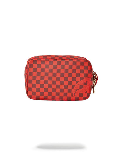 SHARKS IN PARIS RED TOILETRY AKA MONEY BAGS | Sprayground Featured