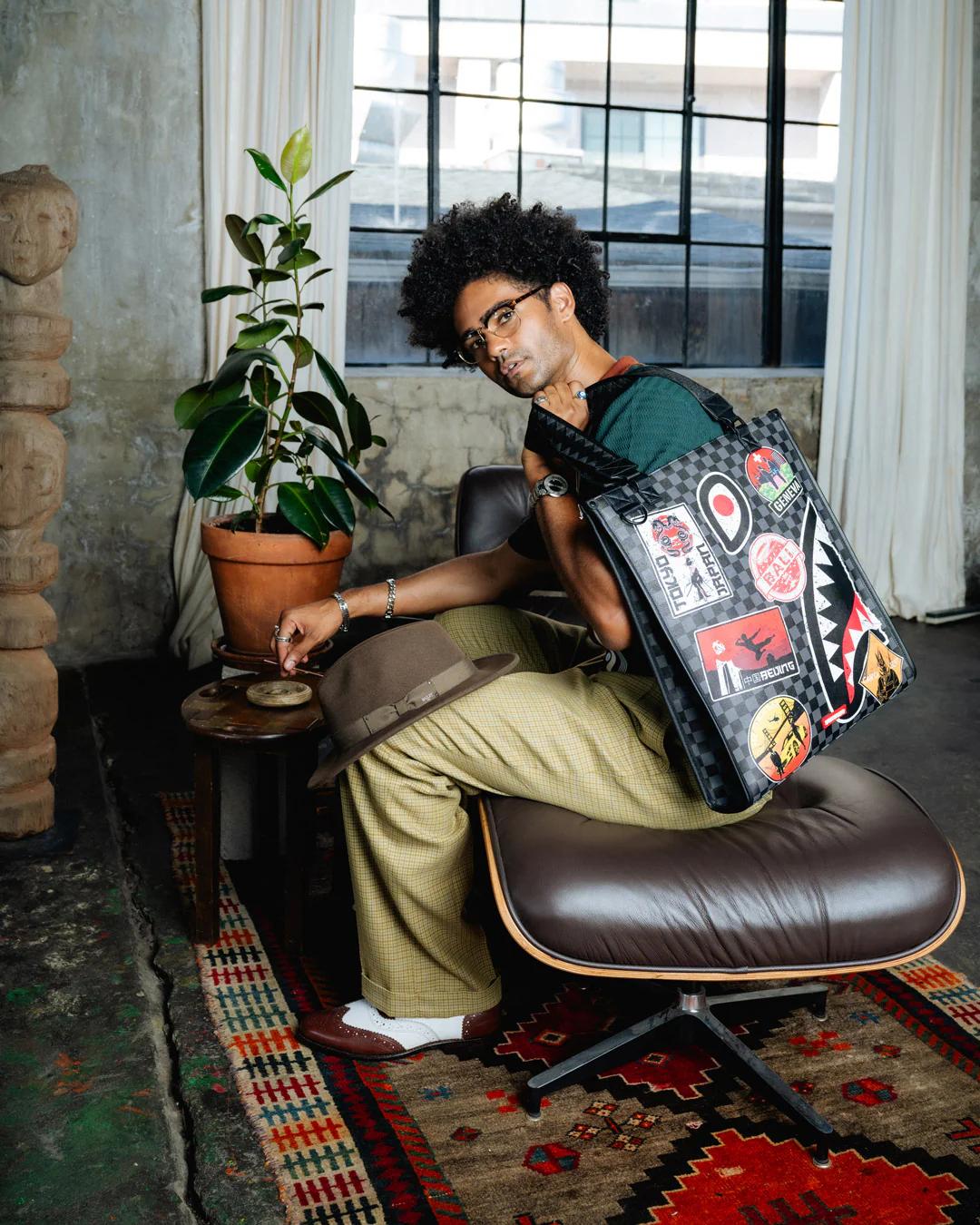 GLOBAL MOGUL UNLIMITED MILES LOFT TOTE | Sprayground Essential