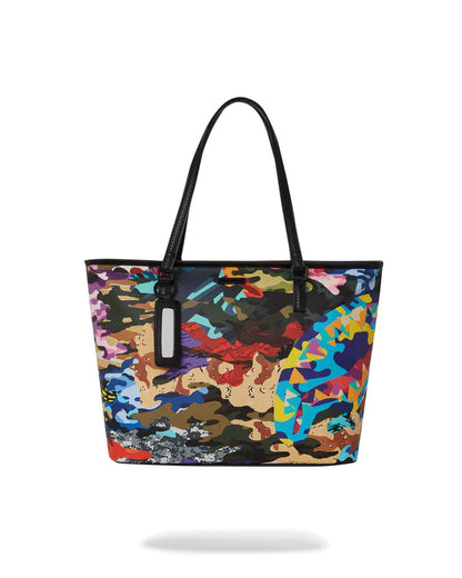 SLICED AND DICED CAMO TOTE | Sprayground Classic
