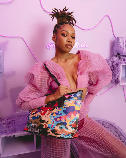 SLICED AND DICED CAMO TOTE | Sprayground Classic