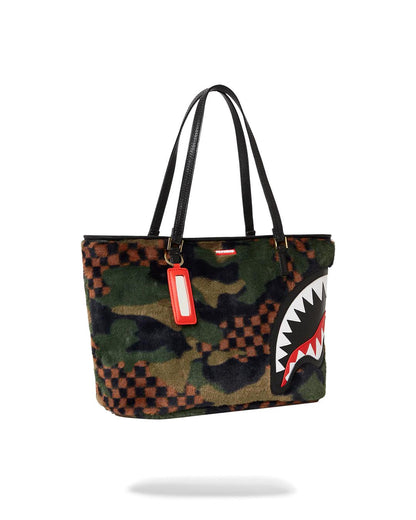 BIG SKY FUR SHARK TOTE | Sprayground Latest
