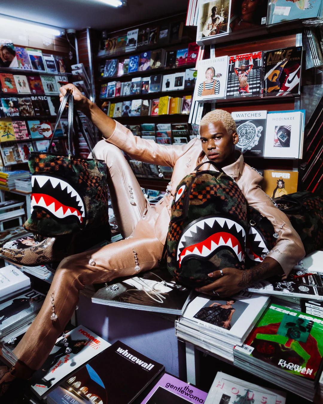 BIG SKY FUR SHARK TOTE | Sprayground Latest