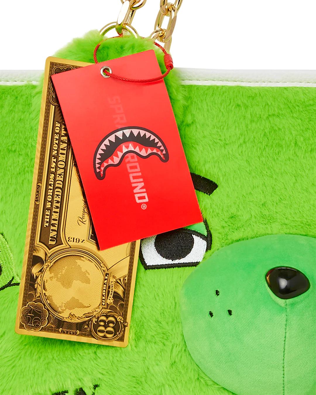 PLUSH MONEYBEAR TOTE (GREEN) | Sprayground Classic