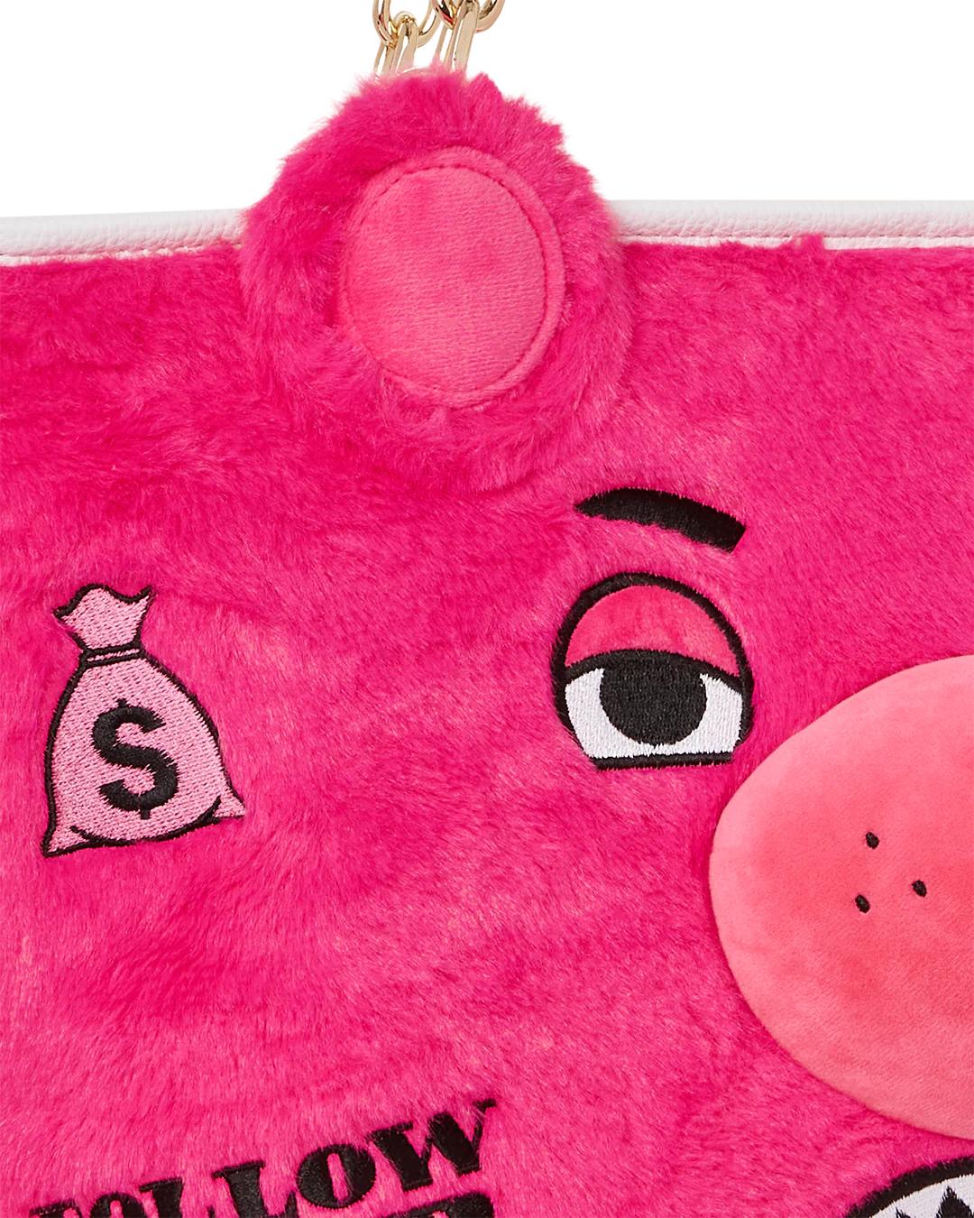 PLUSH MONEYBEAR TOTE (PINK) | Sprayground Essential