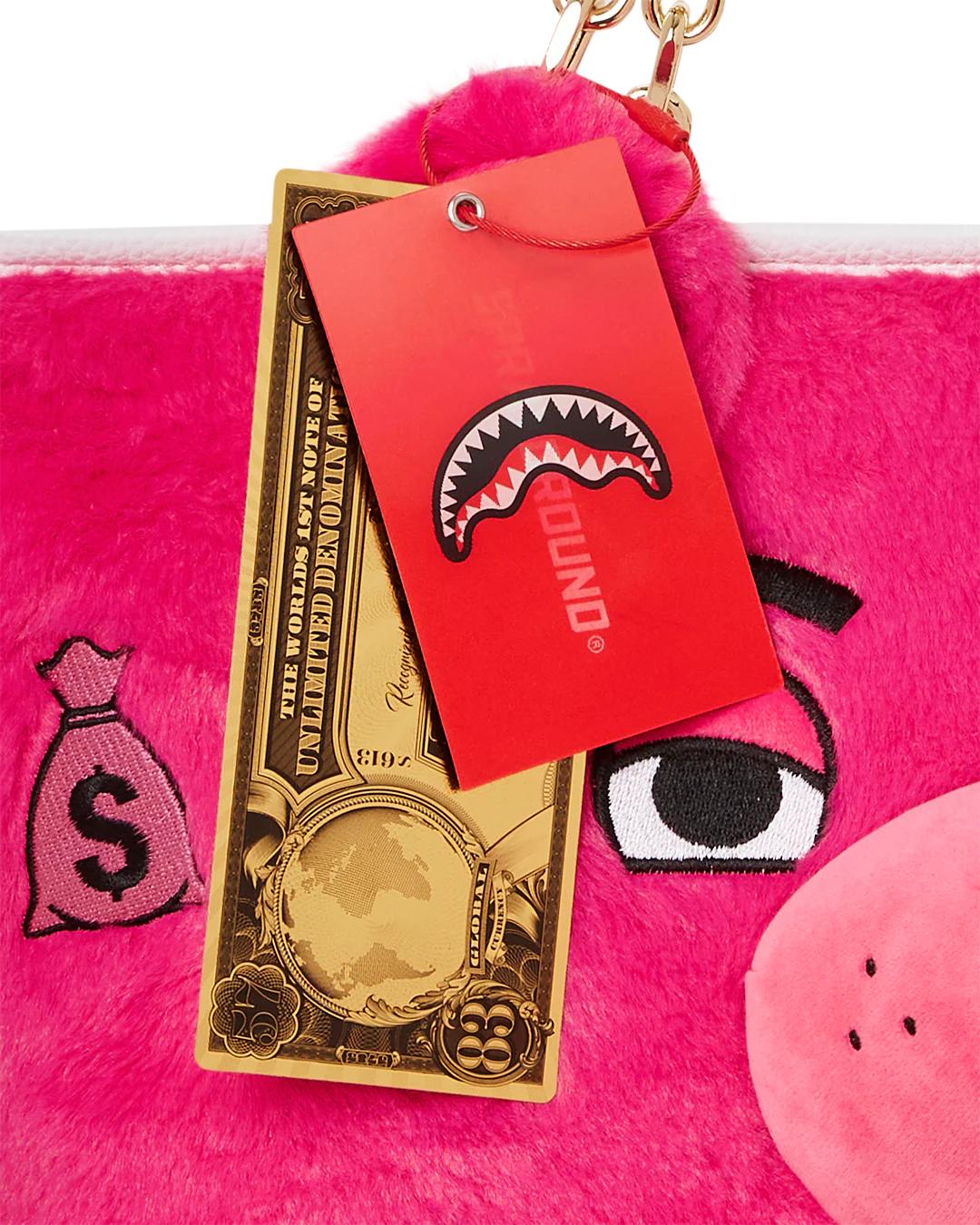 PLUSH MONEYBEAR TOTE (PINK) | Sprayground Essential