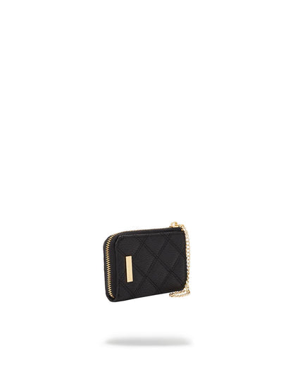 NOIR QUILT GOLD CHAIN SHARK WALLET | Sprayground Recommended