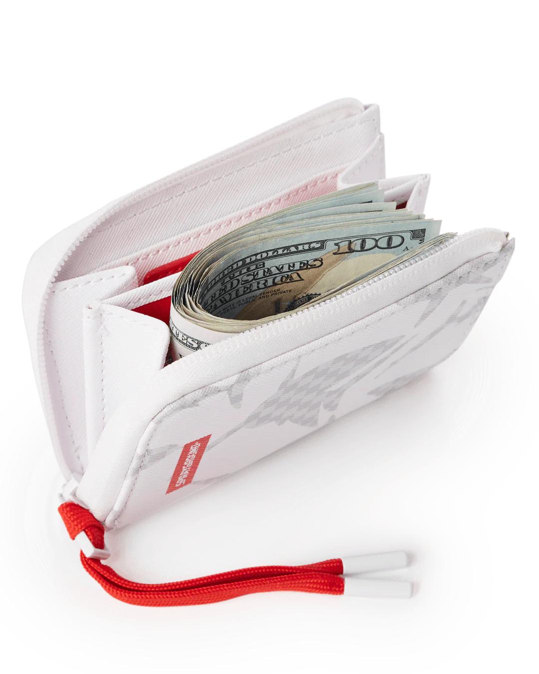SHARK CHECK (WHITE) WALLET | Sprayground Best Seller