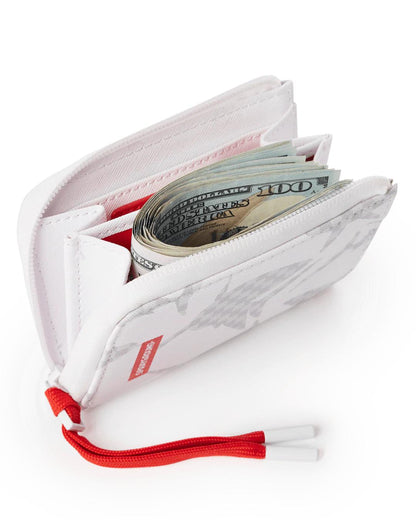 SHARK CHECK (WHITE) WALLET | Sprayground Best Seller