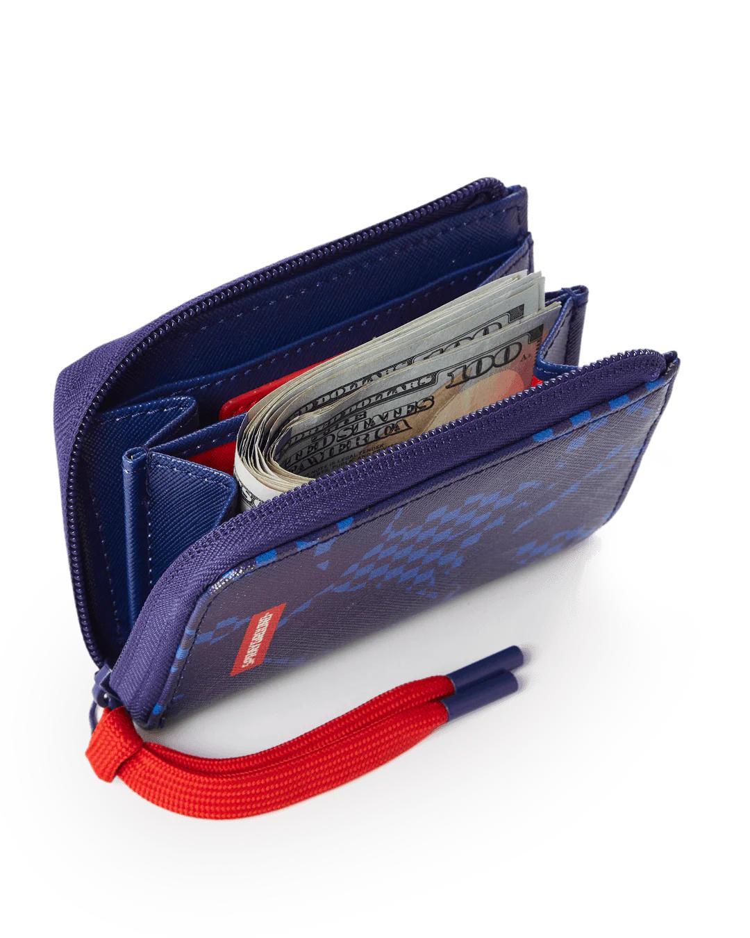 SHARK CHECK (BLUE) WALLET | Sprayground Signature