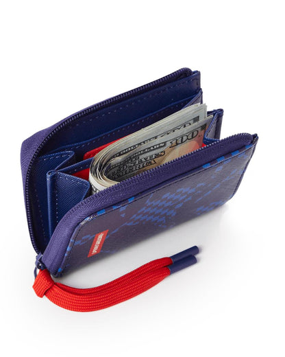 SHARK CHECK (BLUE) WALLET | Sprayground Signature