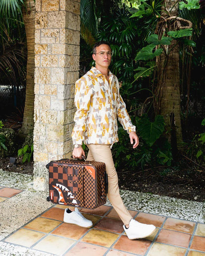 XTC SHARKS IN PARIS JETSETTER CARRY-ON LUGGAGE | Sprayground Great Value
