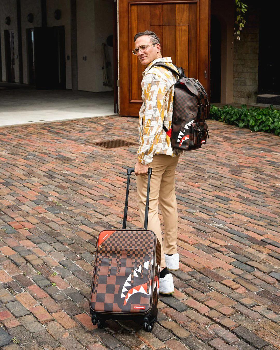 XTC SHARKS IN PARIS JETSETTER CARRY-ON LUGGAGE | Sprayground Great Value