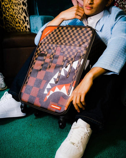 XTC SHARKS IN PARIS JETSETTER CARRY-ON LUGGAGE | Sprayground Great Value