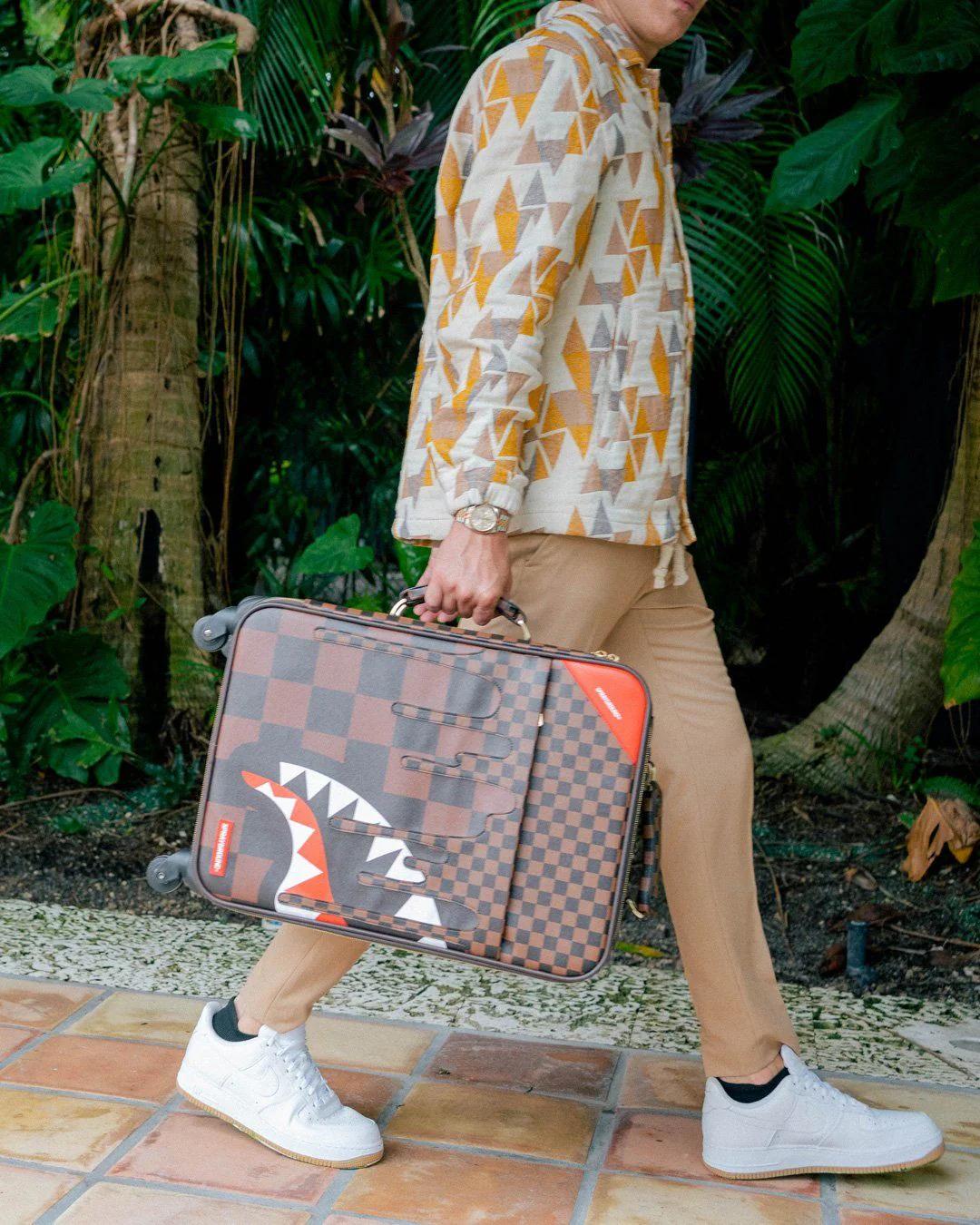 XTC SHARKS IN PARIS JETSETTER CARRY-ON LUGGAGE | Sprayground Great Value