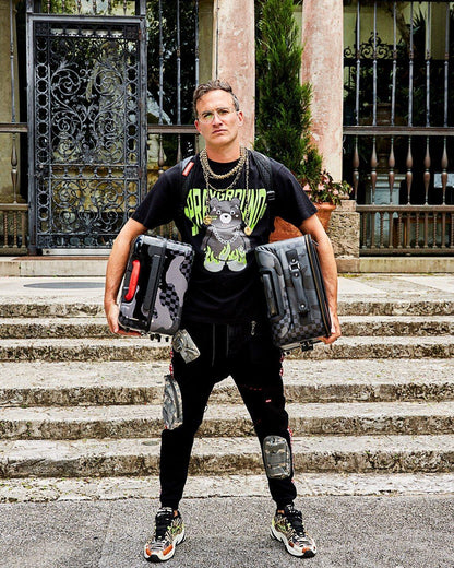 3AM NEVER SLEEP SHARKITECTURE HARDSHELL CARRY-ON LUGGAGE | Sprayground New