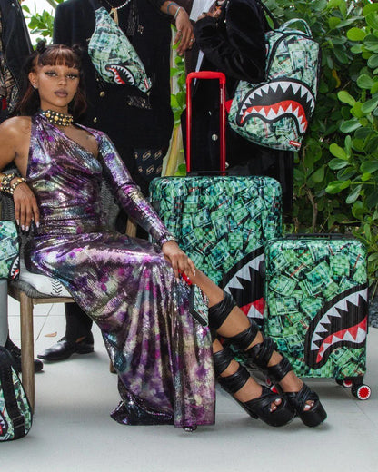 MAMA I MADE IT SHARKNAUTICS HARDSHELL CARRY-ON LUGGAGE | Sprayground Exclusive