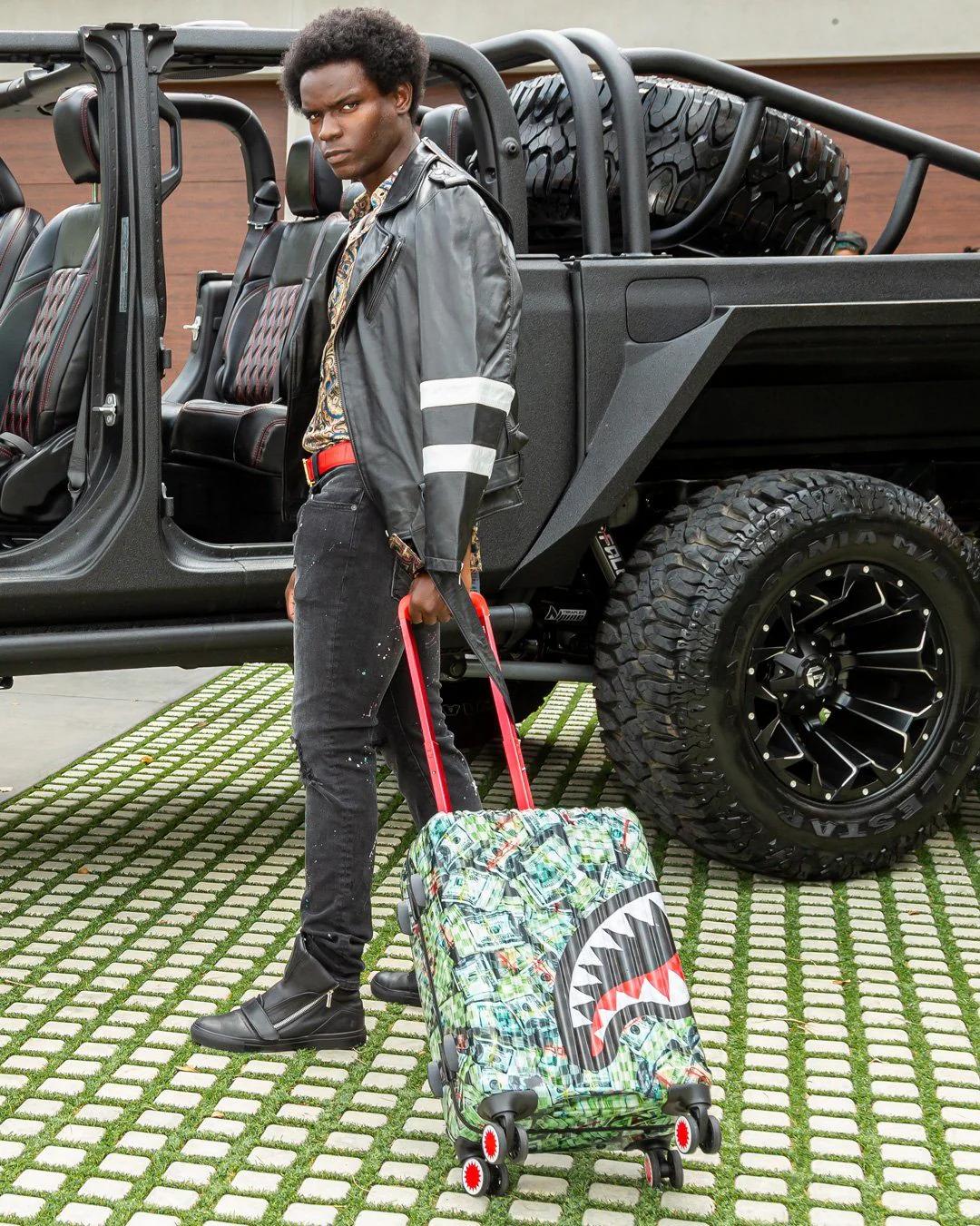 MAMA I MADE IT SHARKNAUTICS HARDSHELL CARRY-ON LUGGAGE | Sprayground Exclusive