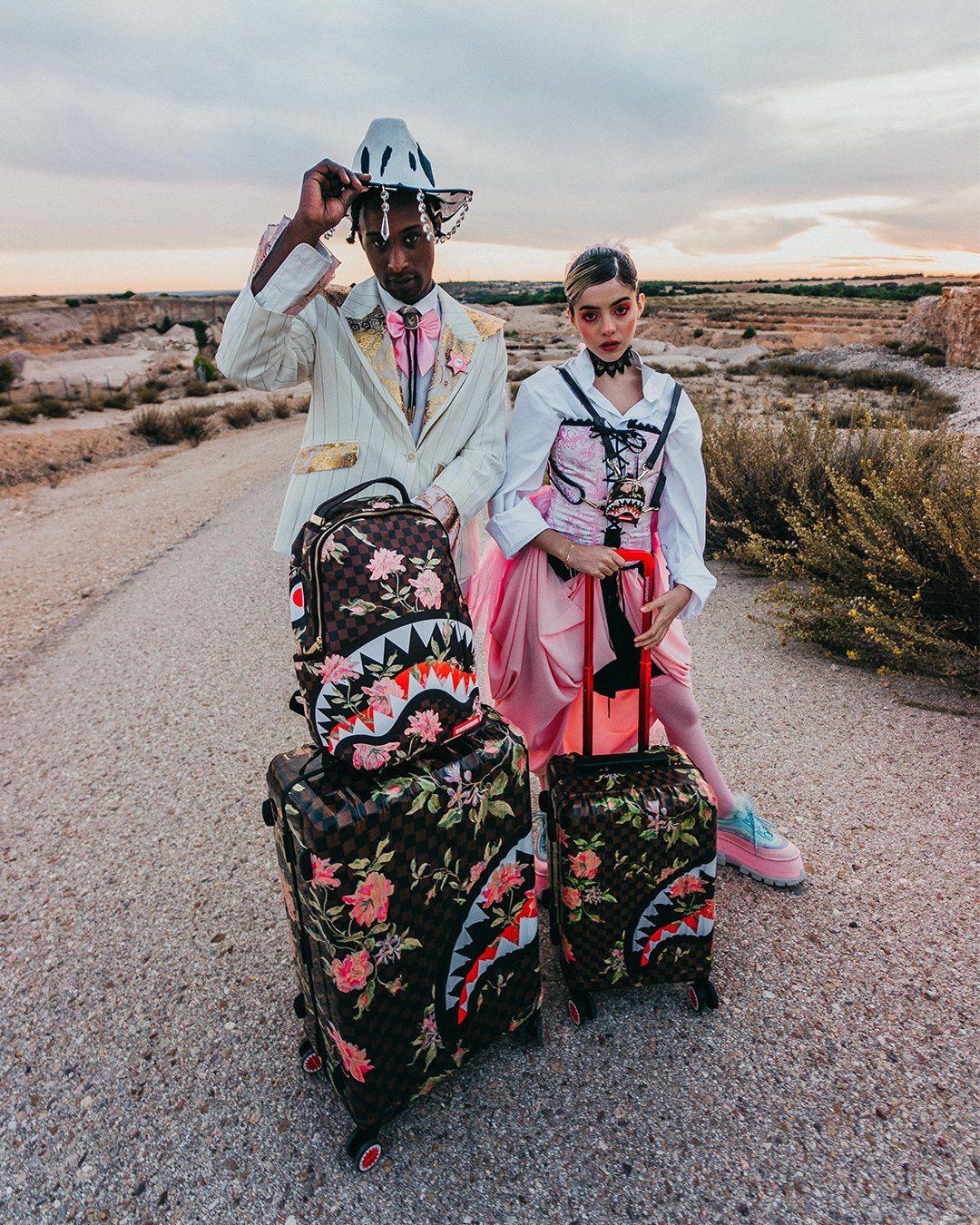 SHARKFLOWER 21.5” CARRY-ON SHARKNAUTICS LUGGAGE | Sprayground Great Value