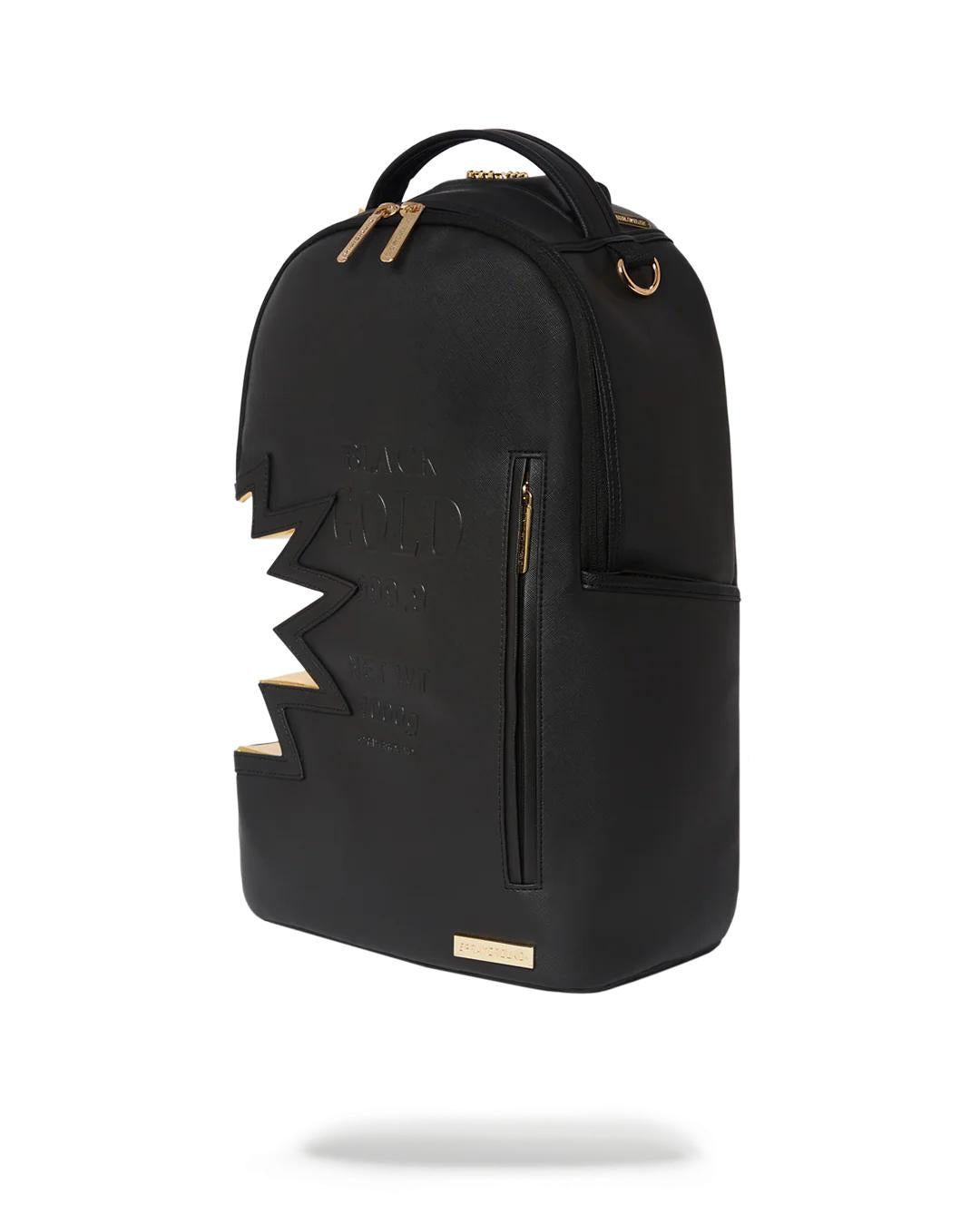 A.i.3 SHARK BITE BLACK GOLD BACKPACK (DLXV) | Sprayground Quality