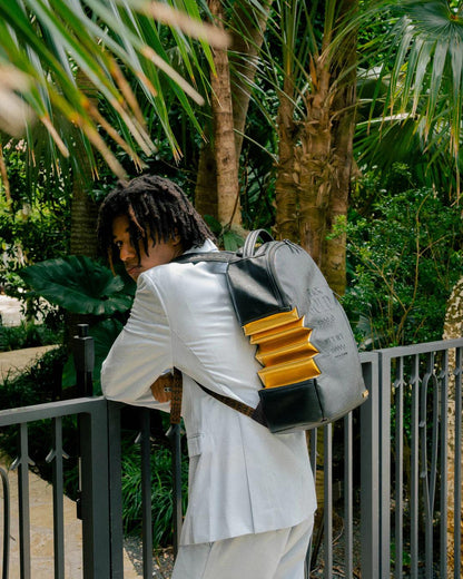 A.i.3 SHARK BITE BLACK GOLD BACKPACK (DLXV) | Sprayground Quality