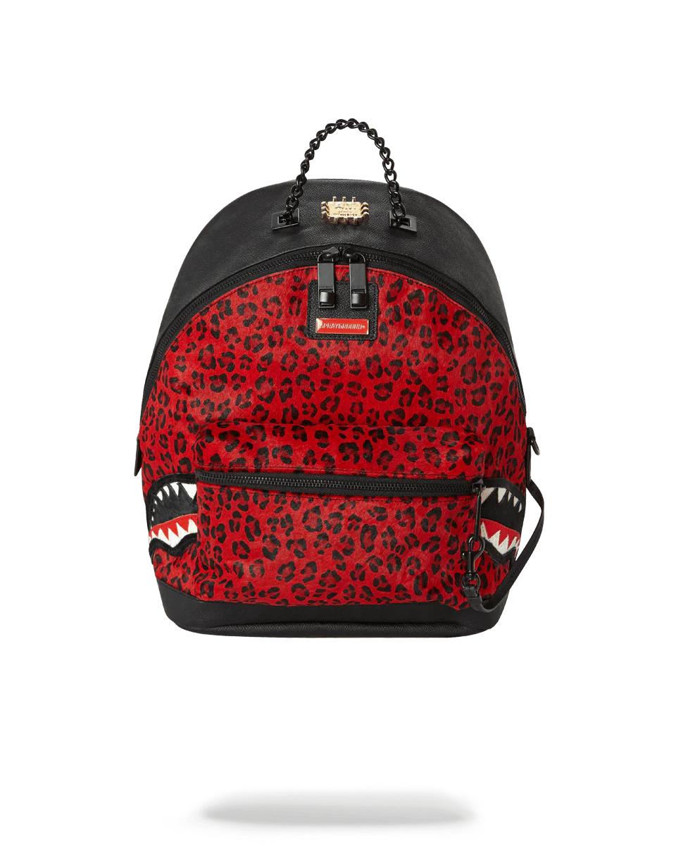 6-STRAP RED LEOPARD EMPRESS (PONY HAIR) | Sprayground Popular