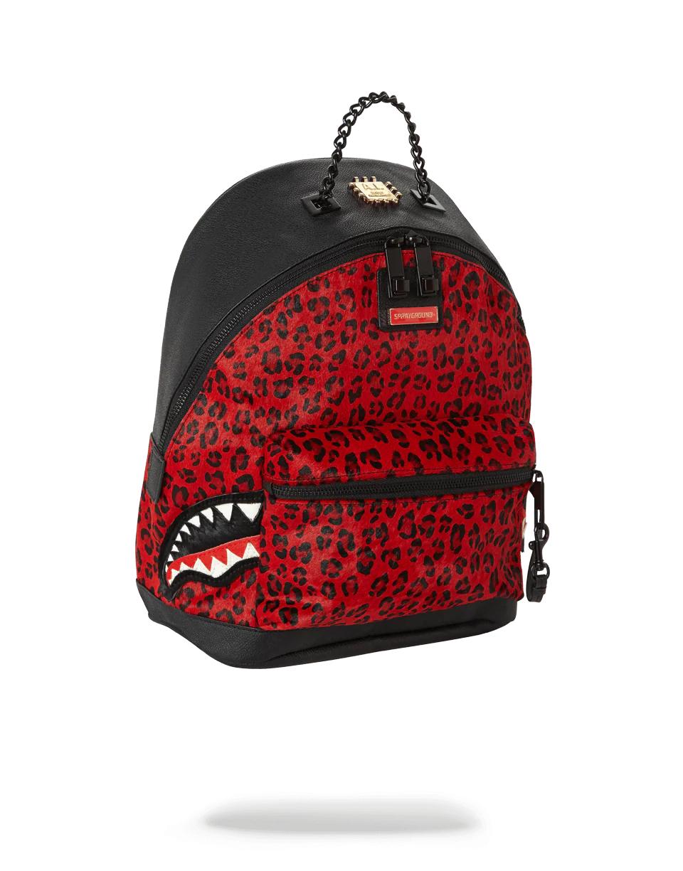 6-STRAP RED LEOPARD EMPRESS (PONY HAIR) | Sprayground Popular