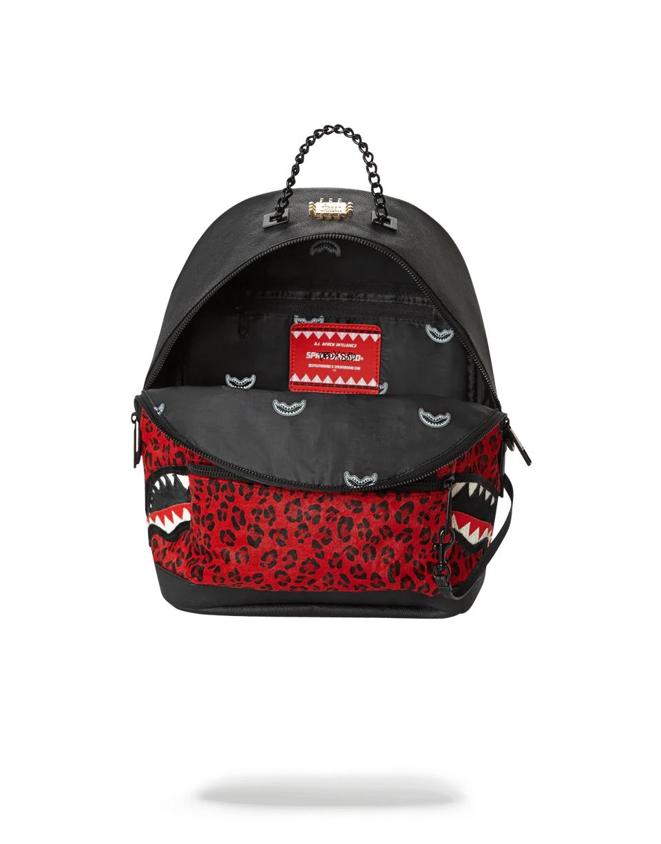6-STRAP RED LEOPARD EMPRESS (PONY HAIR) | Sprayground Popular
