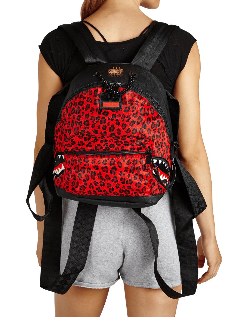 6-STRAP RED LEOPARD EMPRESS (PONY HAIR) | Sprayground Popular