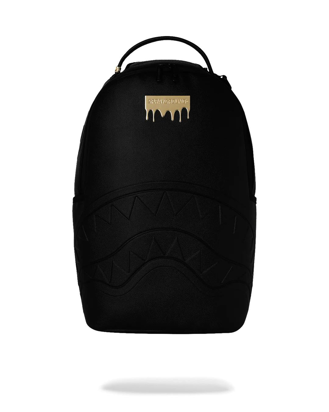 GOLD BRICK DRIP BLACK BACKPACK | Sprayground Trending