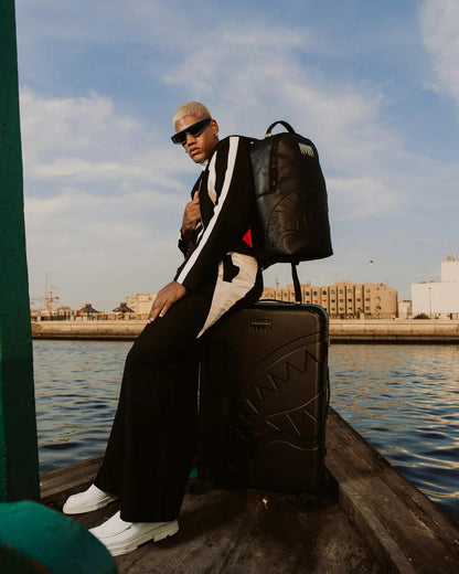 GOLD BRICK DRIP BLACK BACKPACK | Sprayground Trending