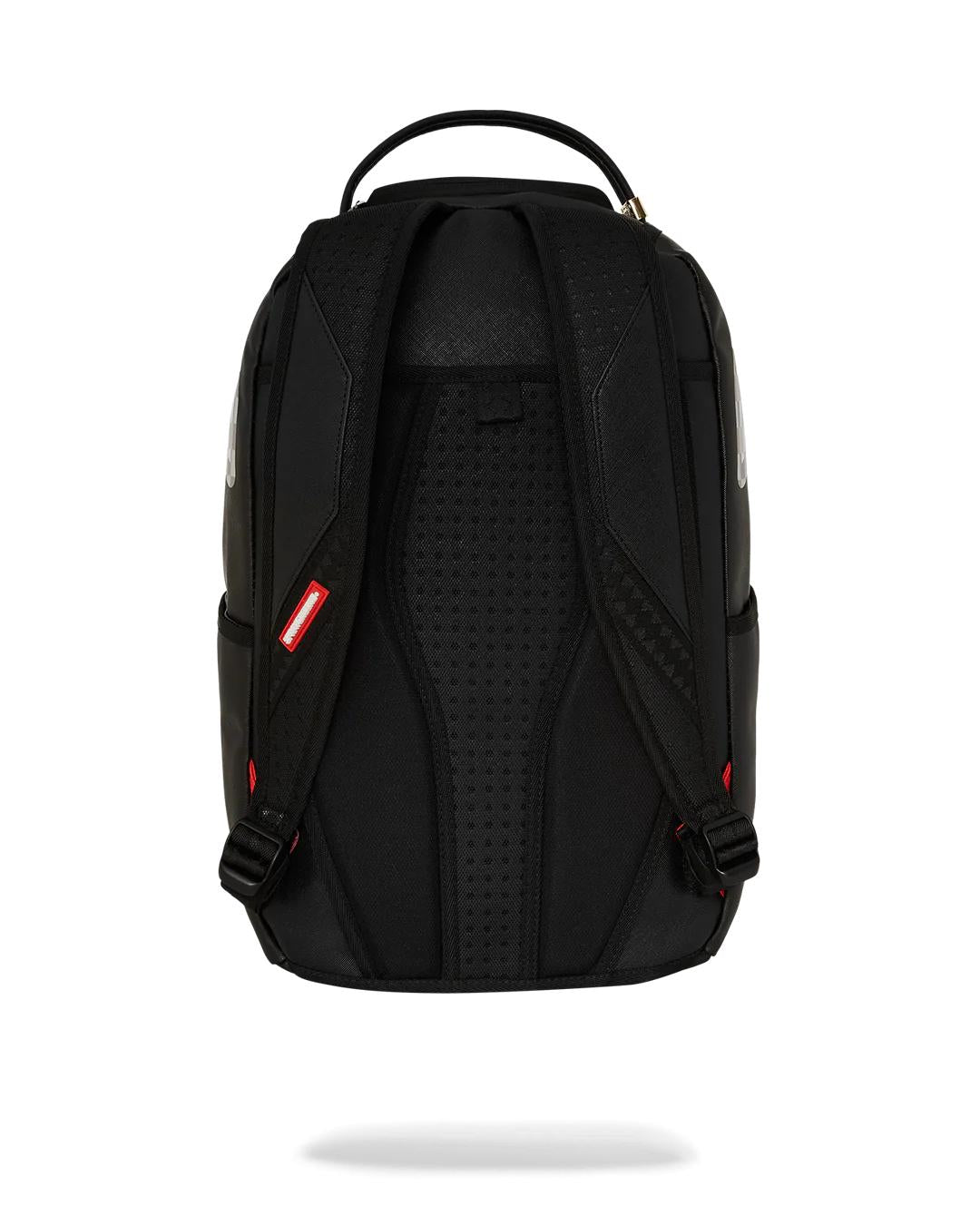 SHARK CENTRAL CREAM BLACK CHECK BACKPACK | Sprayground Quality