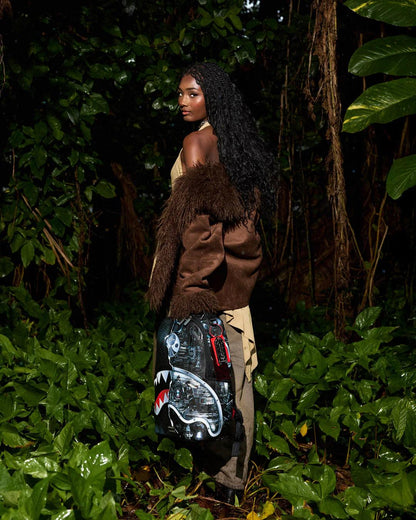 FOUNDATION LADY DEMERZEL ROBOTIC SHARK BACKPACK | Sprayground Popular