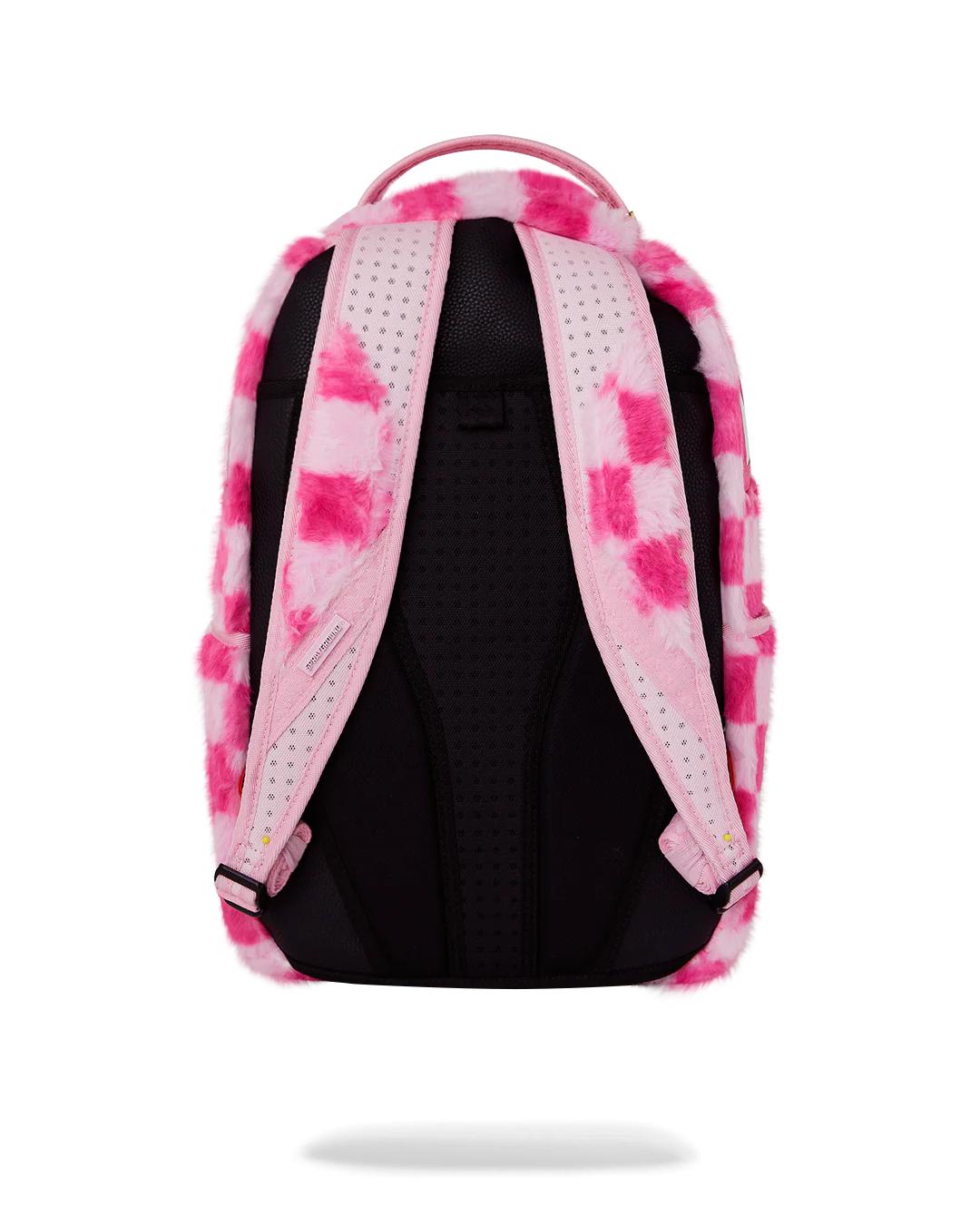 FURZILLA SHARK (PINK CHECK) BACKPACK | Sprayground Essential
