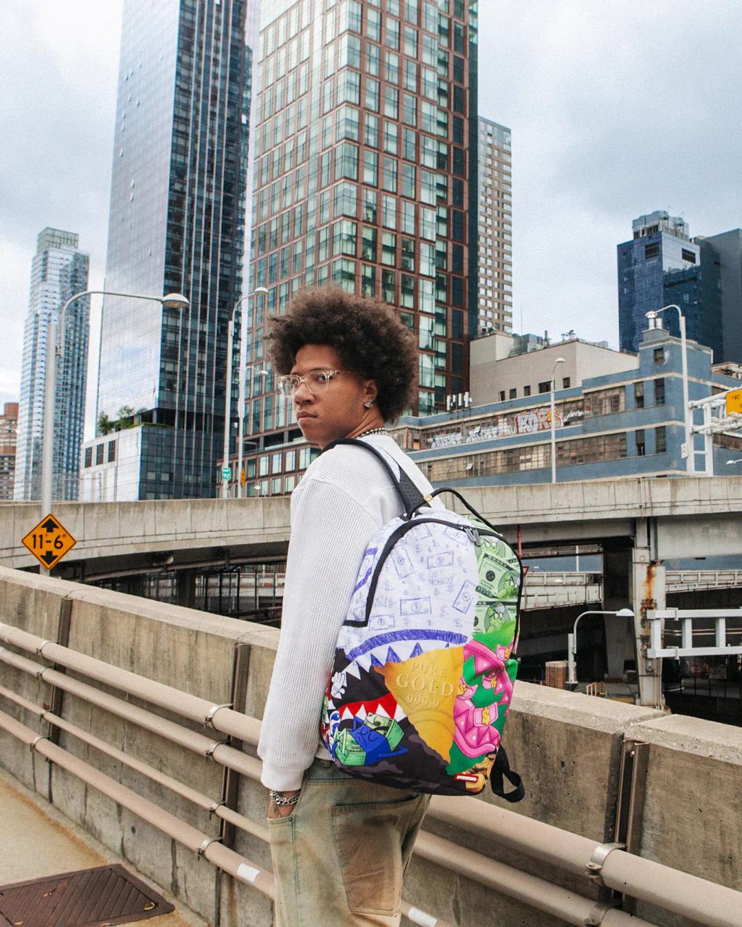 MEAN MONEY COLLAGE BACKPACK | Sprayground Great Value