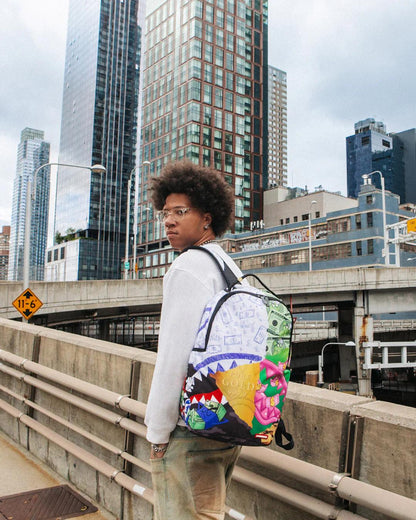 MEAN MONEY COLLAGE BACKPACK | Sprayground Great Value