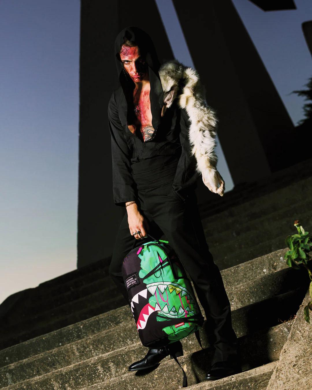 ZOMBIE OOZE SHARK CENTRAL BACKPACK | Sprayground Latest
