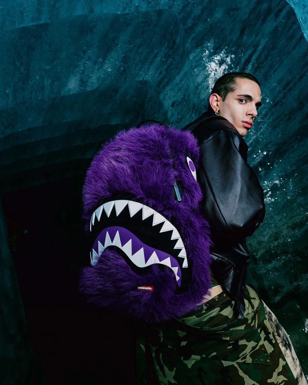 FURZILLA SHARK (PURP) BACKPACK | Sprayground Quality