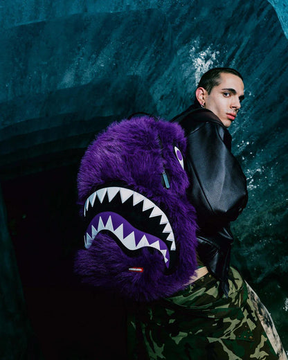 FURZILLA SHARK (PURP) BACKPACK | Sprayground Quality