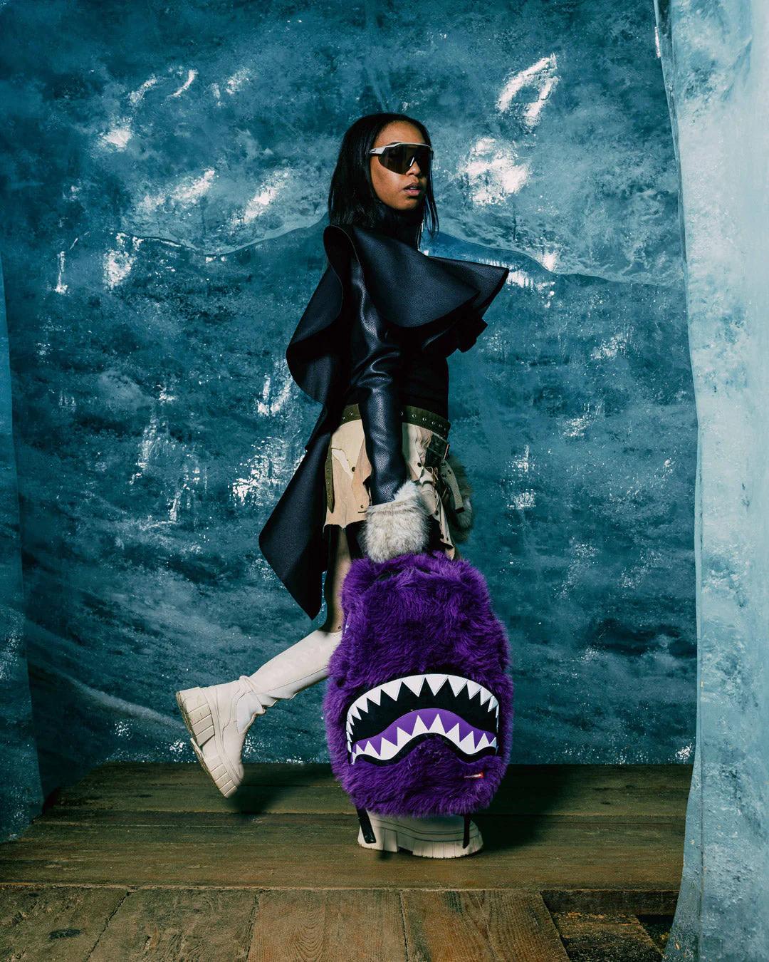 FURZILLA SHARK (PURP) BACKPACK | Sprayground Quality
