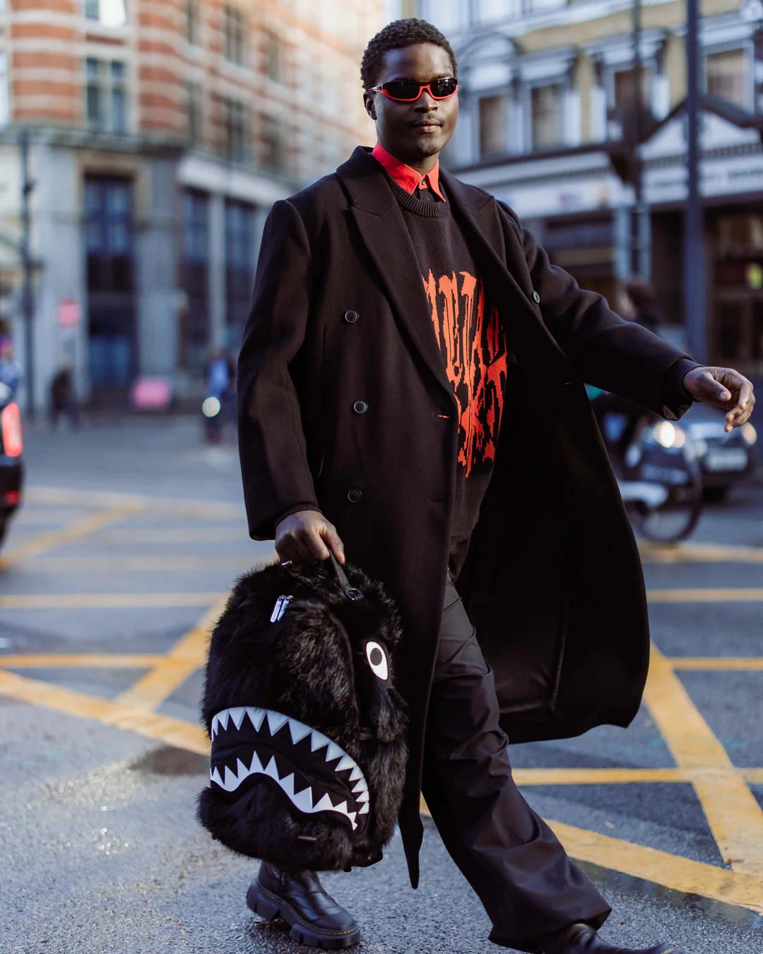 FURZILLA SHARK (NIGHT) BACKPACK | Sprayground Premium