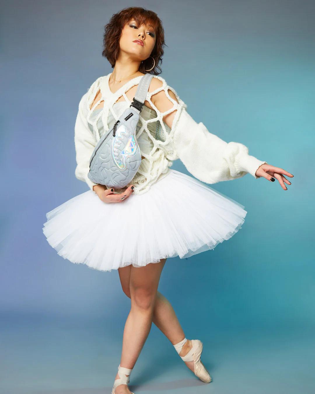 MIRASHAKU IRIDESCENT QUILT SAVVY CROSSBODY | Sprayground Best Seller