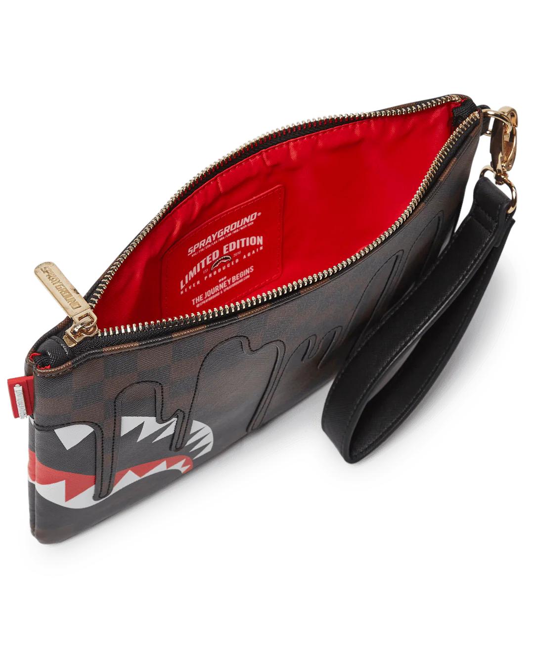 XTC SHARKS IN PARIS CROSSOVER CLUTCH | Sprayground Essential