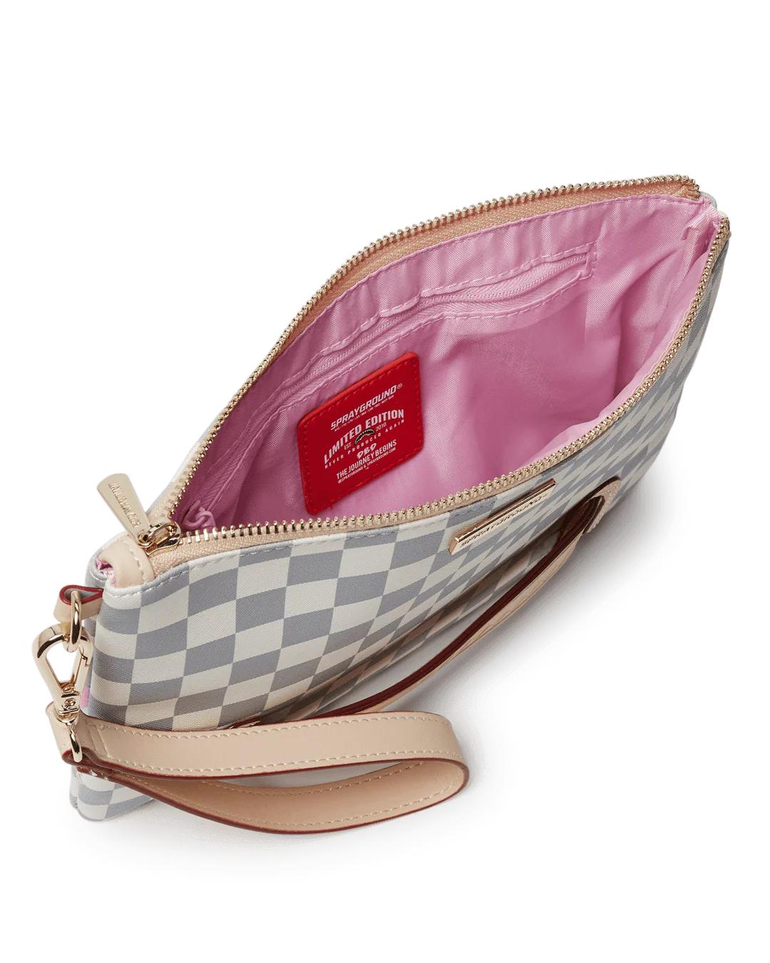 ROSE ALL DAY LA PALAIS CROSSOVER CLUTCH | Sprayground Everyday